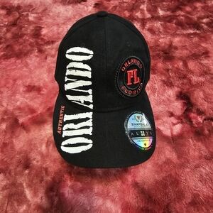 Black Orlando Snapback Hat